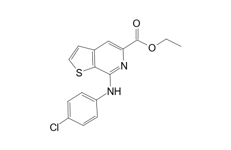 7-(4-Chloro-phenylamino)-thieno[2,3-c]pyridine-5-carboxylic acid ethyl ester