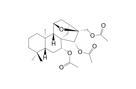 ENT-7beta,15beta,17-TRIACETOXY-11alpha,16alpha-EPOXY-KAURANE