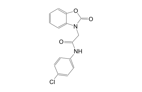 3-benzoxazoleacetamide, N-(4-chlorophenyl)-2,3-dihydro-2-oxo-