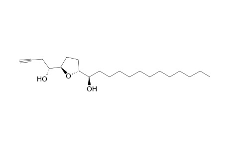 (1R)-1-[(2R,5R)-5-[(1R)-1-hydroxybut-3-ynyl]-2-oxolanyl]-1-tridecanol