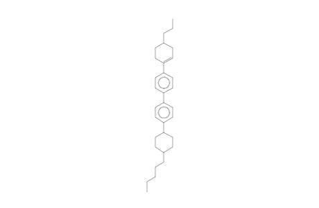 1,1'-Biphenyl, 4-(4-pentylcyclohexyl)-4'-(4-propyl-1-cyclohexen-1-yl)-