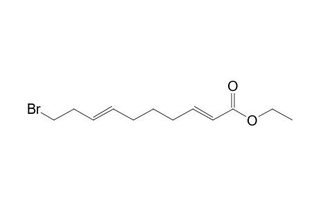 (2E,7E)-10-bromodeca-2,7-dienoic acid ethyl ester