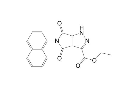 pyrrolo[3,4-c]pyrazole-3-carboxylic acid, 1,3a,4,5,6,6a-hexahydro-5-(1-naphthalenyl)-4,6-dioxo-, ethyl ester