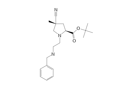1-(2-BENZYLAMINOETHYL)-2-TERT.-BUTOXYCARBONYL-4-CYANO-4-METHYLTETRAHYDROPYRROLE
