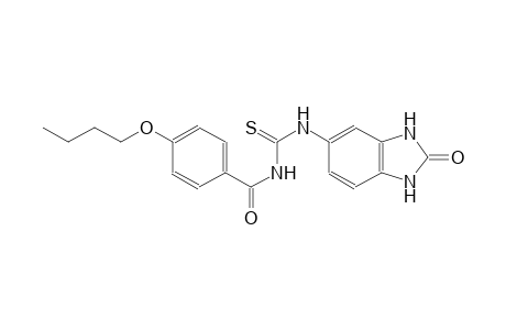 N-(4-butoxybenzoyl)-N'-(2-oxo-2,3-dihydro-1H-benzimidazol-5-yl)thiourea