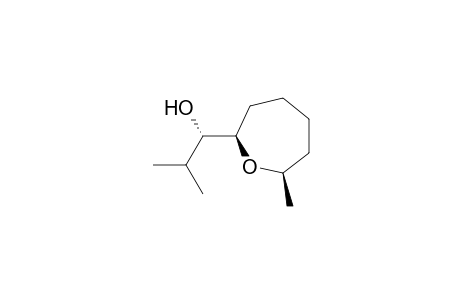 rel-(2R,7R,.alpha.S)-7-Methyl-.alpha.-(1-methylethyl)oxepane-2-methanol