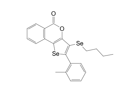 3-(n-Butylselanyl)-2-(2-tolyl)-5H-selenopheno[3,2-c]isochromen-5-one