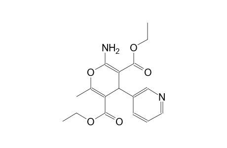 diethyl 2-amino-6-methyl-4-(3-pyridinyl)-4H-pyran-3,5-dicarboxylate