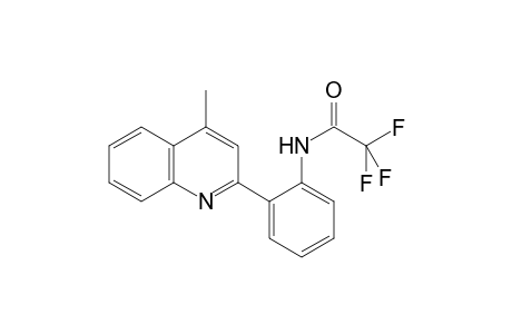 2,2,2-trifluoro-N-[2-(4-methylquinolin-2-yl)phenyl]acetamide