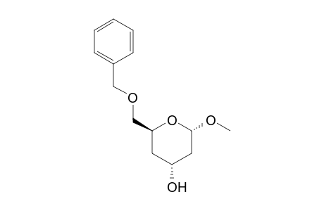 .beta.-D-threo-Hexopyranoside, methyl 2,4-dideoxy-6-O-(phenylmethyl)-