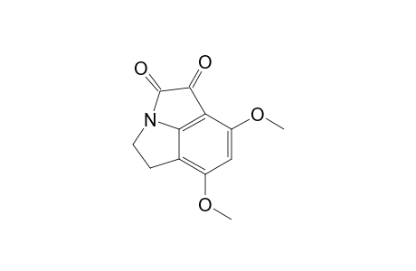 4,5-Dihydro-6,8-dimethoxy-1,2-dioxopyrrolo[3,2,1-hi]indole
