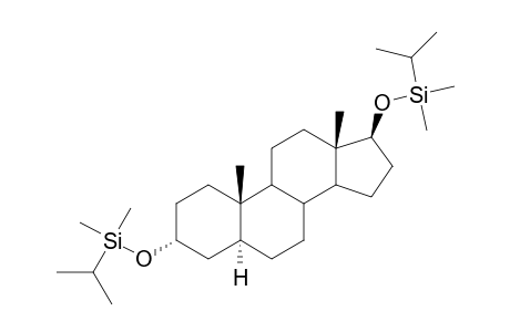 Silane, [[(3.alpha.,5.alpha.,17.beta.)-androstane-3,17-diyl]bis(oxy)]bis[dimethyl(1-methylethyl)-