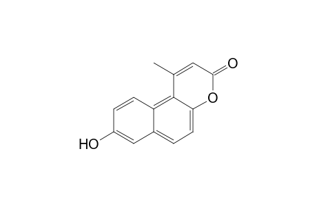 1-Methyl-8-oxidanyl-benzo[f]chromen-3-one