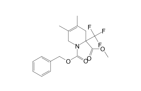 1-O-benzyl 6-O-methyl 3,4-dimethyl-6-(trifluoromethyl)-2,5-dihydropyridine-1,6-dicarboxylate