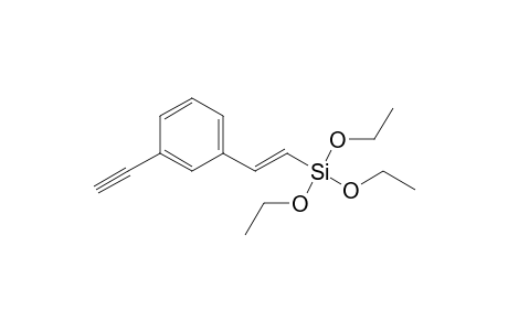 (E)-Triethoxy(3-ethynylstyryl)silane