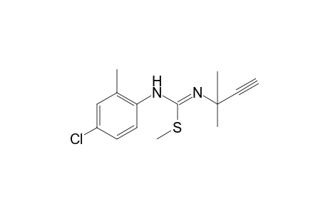 Isothiourea, 1-(4-chloro-2-methylphenyl)-2-methyl-3-(1,1-dimethyl-2-propynyl)-