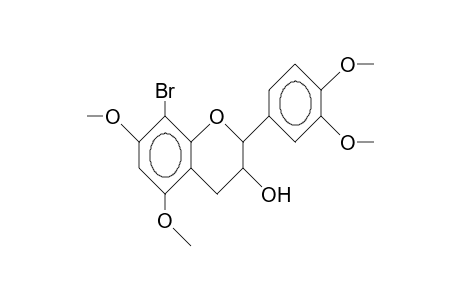 8-Bromo-3',4',5,7-tetra-O-methyl-catechin