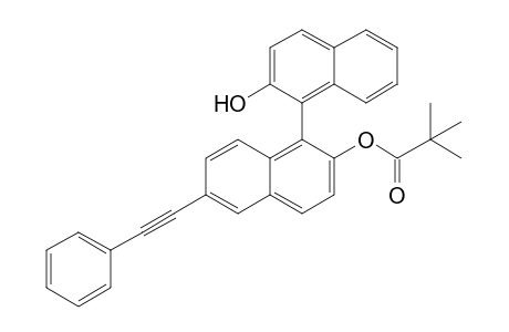 6'-(2-Phenylethynyl)-2-hydroxy-2'-pivaloyloxy-1,1'-binaphthyl