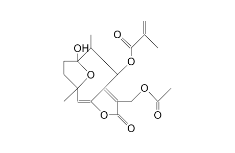 8b-(2-Methylacryloyloxy)-hirsutinolide-13(O)-acetate