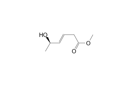 (E,5R)-5-hydroxy-3-hexenoic acid methyl ester