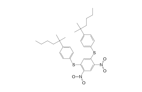 1,5-bis[[4-(1,1-dimethylpentyl)phenyl]sulfanyl]-2,4-dinitro-benzene