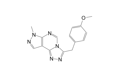 methyl 4-[(7-methyl-7H-pyrazolo[4,3-e][1,2,4]triazolo[4,3-c]pyrimidin-3-yl)methyl]phenyl ether