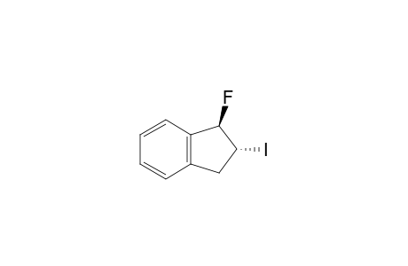 1H-Indene, 1-fluoro-2,3-dihydro-2-iodo-, trans-