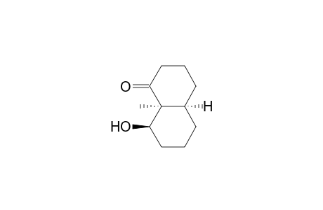 1(2H)-Naphthalenone, octahydro-8-hydroxy-8a-methyl-, (4a.alpha.,8.beta.,8a.alpha.)-