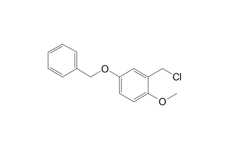5-Benzyloxy-2-methoxybenzyl chloride