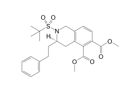 Dimethyl (3R)-2-(tert-Butanesulfonyl)-3-phenethyl-1,2,3,4-tetrahydroisoquinoline-5,6-dicarboxylate
