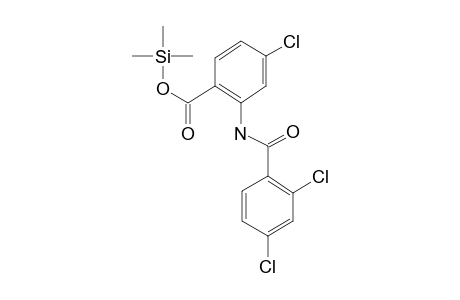 4-Chloro-2-[(2,4-dichlorobenzoyl)amino]benzoic acid, tms derivative