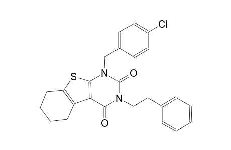 1-(4-chlorobenzyl)-3-(2-phenylethyl)-5,6,7,8-tetrahydro[1]benzothieno[2,3-d]pyrimidine-2,4(1H,3H)-dione