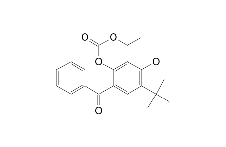 (5-Tert-butyl-2-(ethoxycarbonyloxy)-4-dihydroxyphenyl)(phenyl)methanone