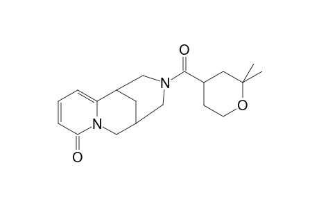 1H-Pyrido[3,4,5-a,b]quinolizin-6-one, 2,3,3a,4,6,9b-hexahydro-2-(2,2-dimethyl-4-oxanylcarbonyl)-