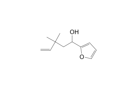 2-(1-Hydroxy-3,3-dimethyl-4-pentenyl)furan