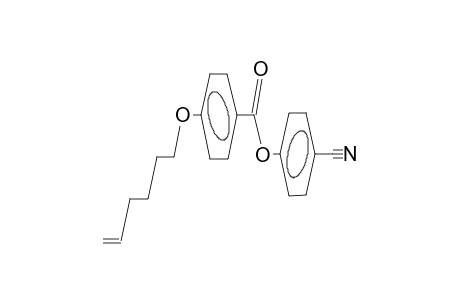 (4-cyanophenyl) 4-(5-hexenyl)oxybenzoate