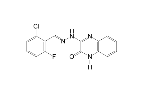 2-CHLORO-6-FLUOROBENZALDEHYDE, (3,4-DIHYDRO-3-OXO-2-QUINOXALINYL)-HYDRAZONE