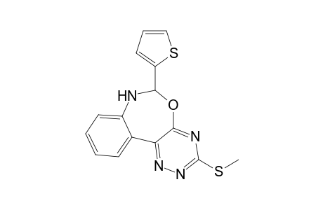 3-(Methylsulfanyl)-6-(2-thienyl)-6,7-dihydro[1,2,4]triazino[5,6-d][3,1]benzoxazepine