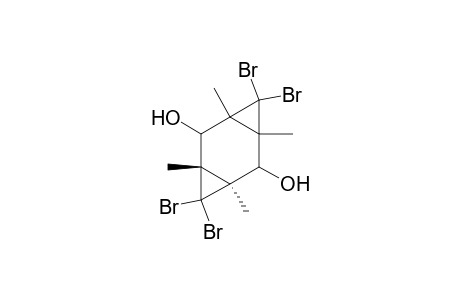 Tricyclo[5.1.0.0(3,5)]octane-2,6-diol, 4,4,8,8-tetrabromo-1,3,5,7-tetramethyl-, (1.alpha.,2.alpha.,3.beta.,5.beta.,6.beta.,7.alpha.)-