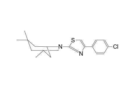 6-azabicyclo[3.2.1]octane, 6-[4-(4-chlorophenyl)-2-thiazolyl]-1,3,3-trimethyl-