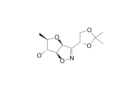 (3A-S,5R,6R,6A-R,1'S)-6-HYDROXY-3-(1',2'-O-ISOPROPYLIDENEDIOXYETHYL)-5-METHYL-3A,5,6,6A-TETRAHYDROFURO-[2,3-D]-ISOXAZOLE