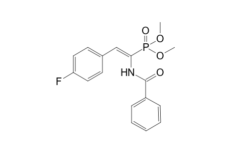 (E)-Dimethyl 1-benzamido-2-(4-fluorophenyl)vinylphosphonate