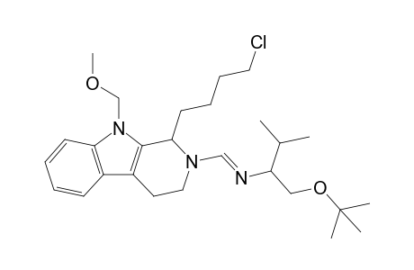 2-[N-(1'-t-Butoxy-3'-methylbut-2'-yl)iminomethyl]-1-(4''-chlorobutyl)-9-(methoxymethyl)-1,2,3,4-tetrahydro-.beta.-carboline