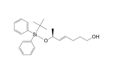 (4E,6S)-6-[(tert-Butyldiphenylsilyl)oxy]-4-hepten-1-ol