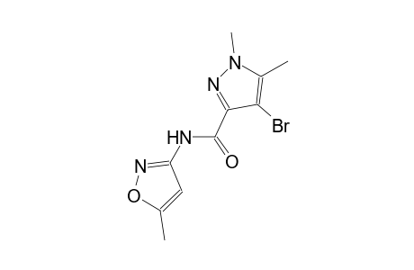 4-bromo-1,5-dimethyl-N-(5-methyl-3-isoxazolyl)-1H-pyrazole-3-carboxamide