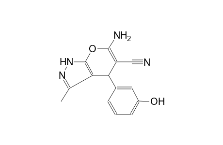 pyrano[2,3-c]pyrazole-5-carbonitrile, 6-amino-1,4-dihydro-4-(3-hydroxyphenyl)-3-methyl-