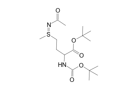 tert-Butyl 4-(N-acetyl-S-methylsulfinimidoyl)-2-[(tert-butoxycarbonyl)amino]butanoate