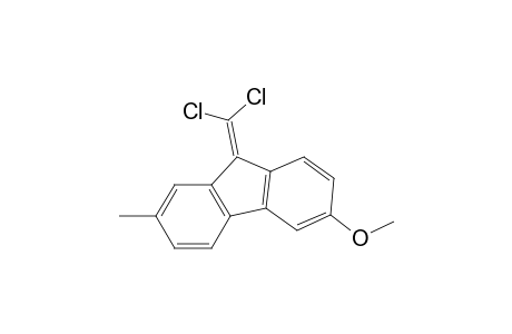 Dichloro(3-methoxy-7-methyl-9-fluorenylidene)methane