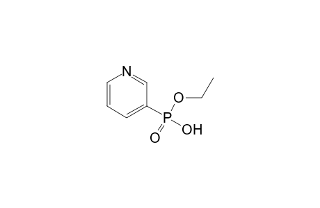 Phosphonic acid, 3-pyridinyl-, monoethyl ester