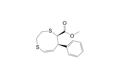 Methyl (5R*,6R*)-6-phenyl-2,3,5,6-tetrahydro-1,4-dithiocine-5-carboxylate